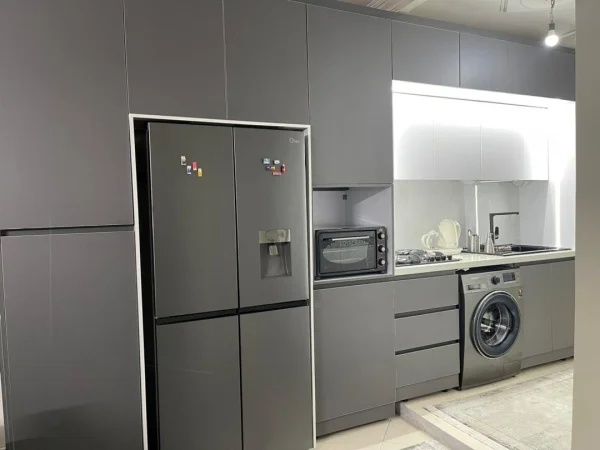 کابینت آشپزخانه a2 10 کابینت سفید طوسی در تهران