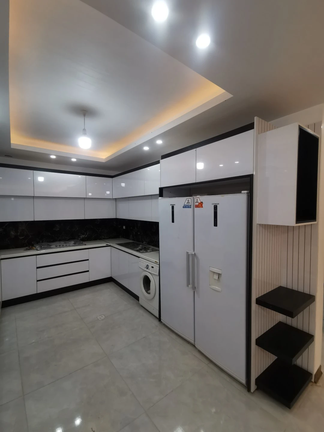 کابینت آشپزخانه کدa7 1 کابینت هایگلاس لوکس کرج