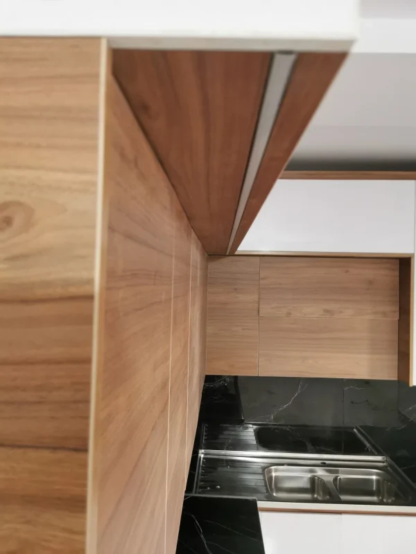 کابینت آشپزخانه کد a5 9 کابینت مدرن با لاین نوری در کرج