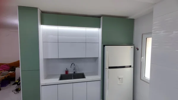 کابینت آشپزخانه کد a4 6 کابینت دوپله در گوهردشت کرج