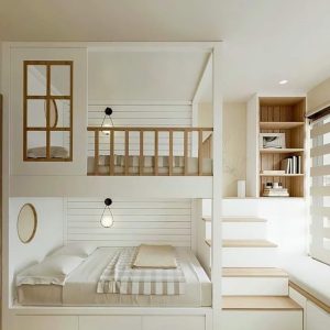 تخت خواب دو نفره دو طبقه